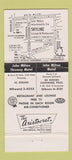 Matchbook Cover - John Milton Motels Syracuse NY DeWitt 30 Strike