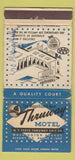 Matchbook Cover - Thruway Motel Albany NY WEAR 30 Strike
