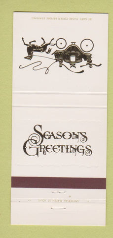 Matchbook Cover - High O Quality Inn Orlando FL Christmas 30 Strike