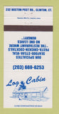 Matchbook Cover - Log Cabin Clinton CT 30 Strike