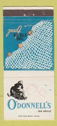 Matchbook Cover - O'Donnell's Sea Grill Washington DC Bethesda MD 30 Strike