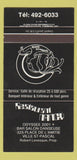 Matchbook Cover - Restaurant Nancy Ville St Pascal QC 30 Strike