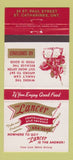 Matchbook Cover - Lancer Restaurants St Catharines ON 30 Strike
