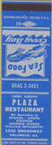 Matchbook Cover - Plaza Restaurant Columbus GA lobster