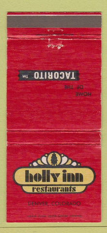 Matchbook Cover - Holly Inn Restaurants Denver Colorado WEAR 30 Strike