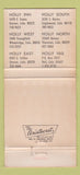 Matchbook Cover - Holly Inn Restaurants Denver Colorado WEAR 30 Strike