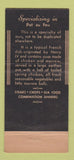 Matchbook Cover - Charles Restaurant New York City 30 Stick