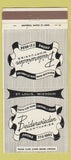 Matchbook Cover - Beiderwieden Mortuary ST Louis MO 30 Strike