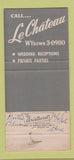 Matchbook Cover - Le Chateau St Louis MO WEAR 30 Strike