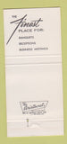 Matchbook Cover - Le Chateau St Louis MO  30 Strike