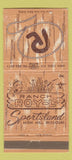 Matchbook Cover - Ranch Royal Sportsland High Hill MO 30 Strike