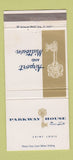 Matchbook Cover - Parkway House St Louis MO WEAR 30 Strike