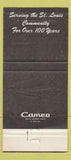 Matchbook Cover - Arthur Donnelly Funeral Home St Louis MO 30 Strike