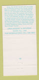 Matchbook Cover - The Greek Tycoon Toronto ON 30 Strike