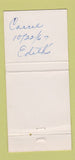 Matchbook Cover - KL Shoe Supplies St Louis MO WEAR 30 Strike