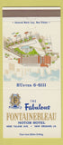 Matchbook Cover - Fontainebleau Motor Hotel New Orleans LA 30 Strike