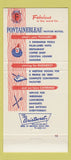 Matchbook Cover - Fontainebleau Motor Hotel New Orleans LA 30 Strike