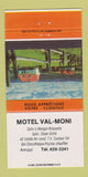 Matchbook Cover - Motel Val Moni Amqui QC 30 Strike