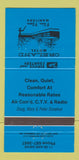 Matchbook Cover - Oreland Motel Flim Flon MB WEAR 30 Strike