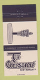 Matchbook Cover - The Corkscrew Restaurant London Kitchener ON 30 Strike