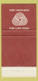 Matchbook Cover - Progress Men's Clothes JB Evans Thunder Bay ON WEAR 30 Strike