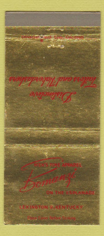 Matchbook Cover - Bomanzi Men's Clothes Lexington KY WEAR 30 Strike