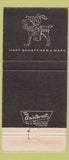 Matchbook Cover Hart Schaffner Marx Men's Clothes Anaheim Fullerton CA 30 Strike