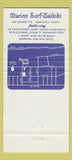 Matchbook Cover - Hotel Marine Surf Waikiki Hawaii 30 Strike