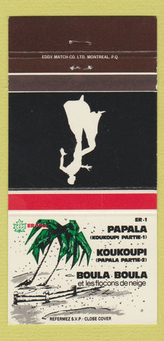 Matchbook Cover - Papala Koukoupi Boula Boula QC? 30 Strike