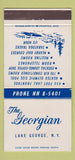 Matchbook Cover - The Georgian Lake George NY 30 Strike