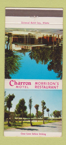 Matchbook Cover - Charron Motel Huntsville AL 30 Strike