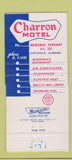 Matchbook Cover - Charron Motel Huntsville AL 30 Strike