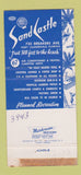 Matchbook Cover - Sand Castle Resort Motel Fort Lauderdale FL 30 Strike