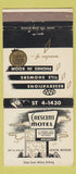 Matchbook Cover - Crescent Motel Jackson MI 30 Strike