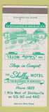 Matchbook Cover - Shelby Motel Shelbyville KY Quality Courts 30 Strike