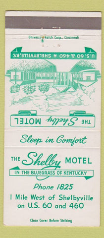 Matchbook Cover - Shelby Motel Shelbyville KY Quality Courts 30 Strike