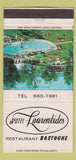 Matchbook Cover - Hotel Motel Laurentides Bastogne Beauport QC WEAR 30 Strike