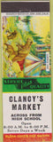 Matchbook Cover - Clancy's Market NO TOWN