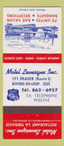 Matchbook Cover - Motel Levesque Riviere Du Loup QC 30 Strike