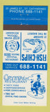Matchbook Cover - Crystal Restaurant ST Catharines ON 30 Strike