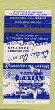 Matchbook Cover - Chateau Gai Motel French QC WEAR 30 Strike