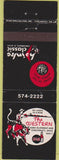 Matchbook Cover - The Western Bowling Cincinnati OH bowling WEAR