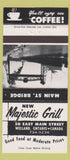 Matchbook Cover - New Majestic Grill Welland ON 30 Strike