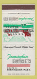 Matchbook Cover - Framingham Motor Inn MA 30 Strike
