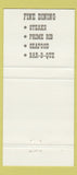 Matchbook Cover - Paul's Smokehouse Titusville FL 30 Strike