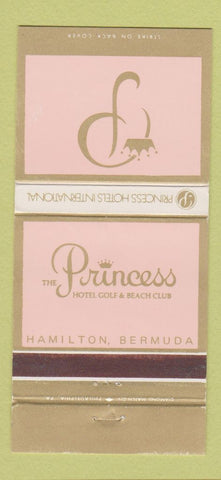 Matchbook Cover - Princess Hotel Golf Club Hamilton Bermuda WEAR 30 Strike