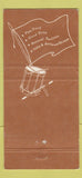 Matchbook Cover - Blue Coat Inn Dover DE WEAR 30 Strike