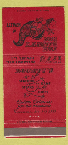 Matchbook Cover - The Bounty Inn Hewlett LI NY 30 Strike