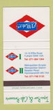 Matchbook Cover - El Metro Tapas Bar Fulham Hammersmith UK 30 Strike