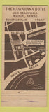 Matchbook Cover - Hawaiiana Hotel Waikiki Hawaii WEAR 30 Strike